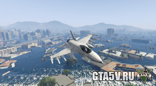 Цунами в ГТА 5 - Мод