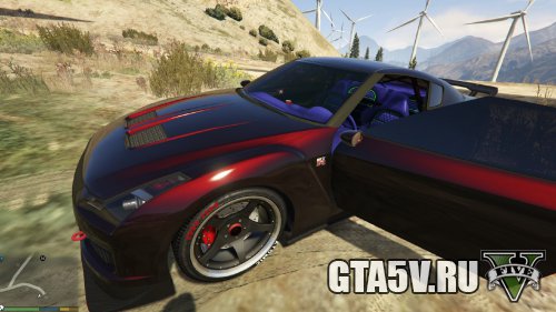 GTA 5 Мод Nissan GTR
