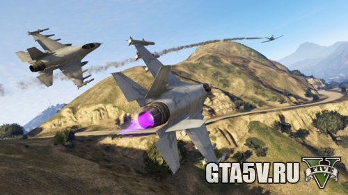 ГТА 5 Онлайн Воздушные Гонки на Истребителях Lazer
