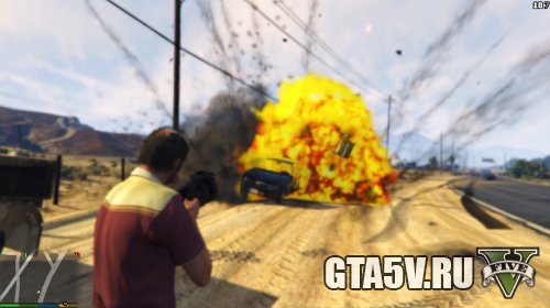 Мод на ГТА 5 Улучшенные взрывы — Enhanced Explosions
