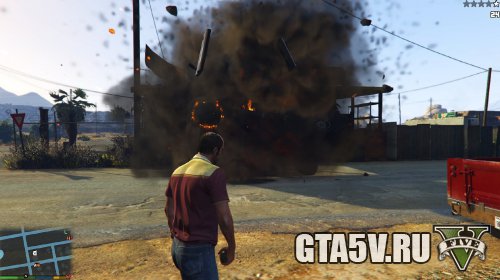 Мод на ГТА 5 Улучшенные взрывы — Enhanced Explosions - Большие взрывы
